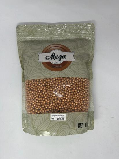 Mega Marka Çikolata Pirinç Patlağı Bronz  - 1 Kg 